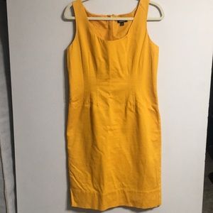 Metro style mustard dress
